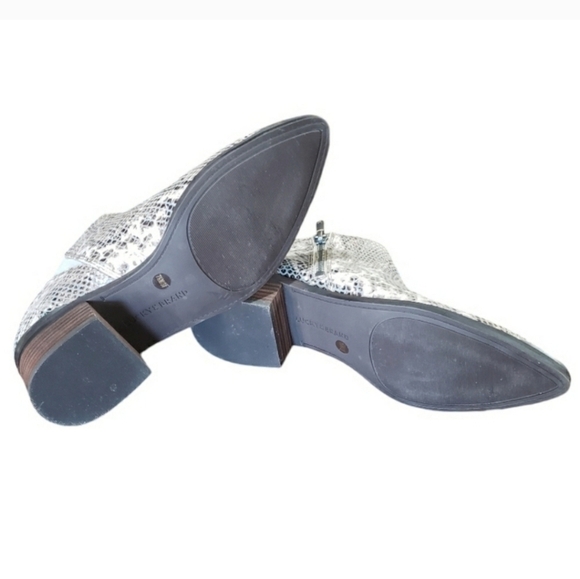 Lucky Brand Snake Embossed Ankle Boots - Picture 5 of 6